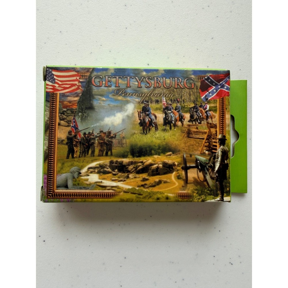 Historical Gettysburg PA Devils‎ Den Playing Cards Game New in Box Sealed